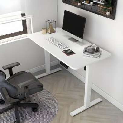 Height adjustable electric standing desk image 9