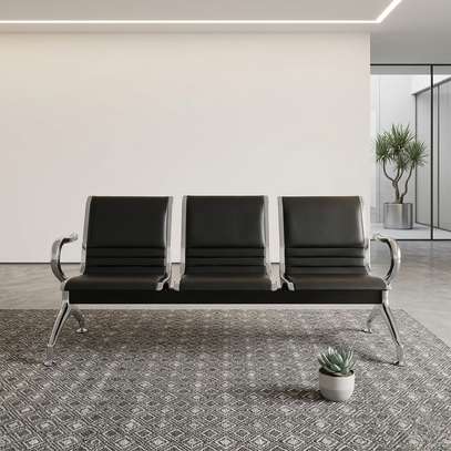 Benches : 3 Seater Padded Airport Bench image 5