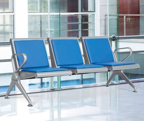 Office Bench; 3 Link Heavy Duty Padded Reception Bench image 15