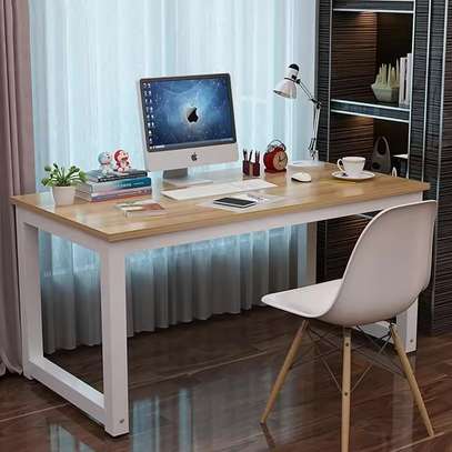 Computer Desk; Spacious Mdf Computer Office Desk image 6