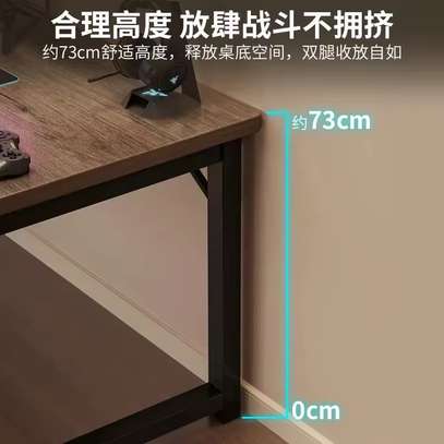 Office Desk;  Modern Fancy Spacious Computer Desk image 4