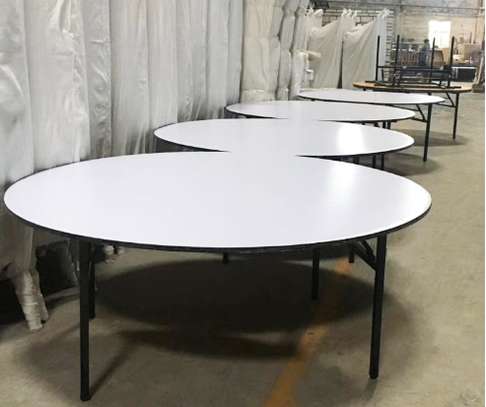 Round Foldable Portable Dining Table image 7