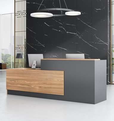 Modern Front Office Reception Desk image 4