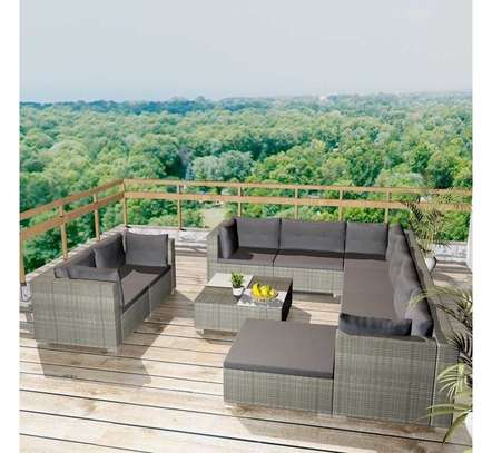 Modern Outdoor Rattan Sofa Set image 3