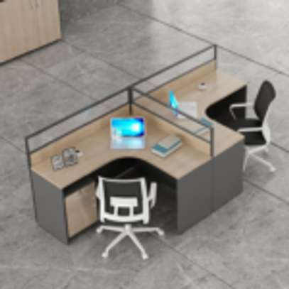 Workstations;Curved Two-Way Office Workstation In Keroka image 2