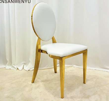 OFFICE CHAIR: Gold Like Simple Office Chair image 6