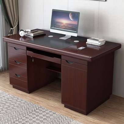 1400mm executive office desk with drawers image 2