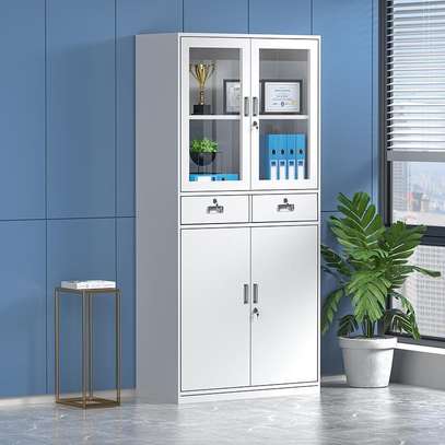 2 Door Steel Office Cabinet with 2 Drawers image 6