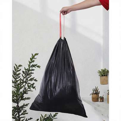 Strong Trash Bags with a drawstring image 7