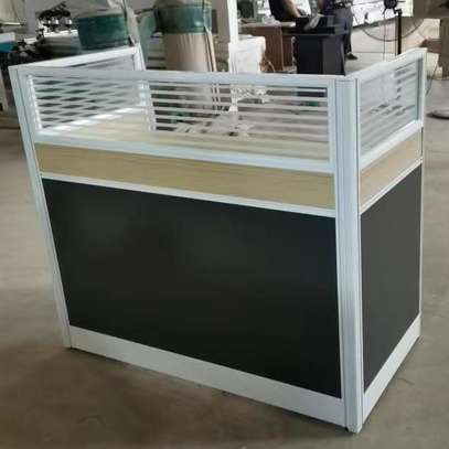 Cubic MDF Single Person Office Workstation image 5