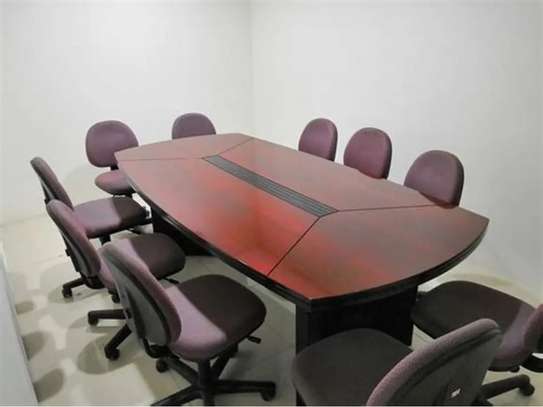 Executive 3-Meter Mahogany Meeting Table image 5