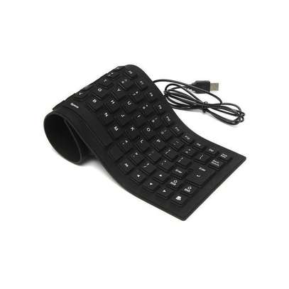 Flexible USB Keyboard Portable foldable keyboard image 2