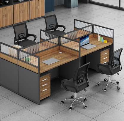 Office Workstation;4-Person Modern Office Workstation image 3