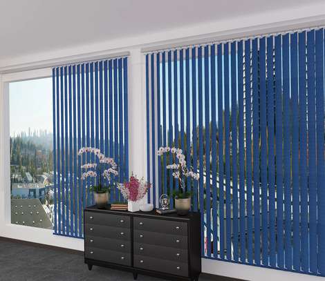 Blue Fabric Curtain Blinders image 15