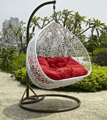 2-Seater Hammock Hanging Outdoor Swing Chair image 2