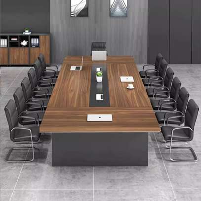 2.4 Meters office boardroom table image 2