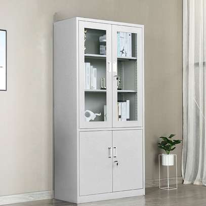 Metallic Office Utility Cabinet image 4