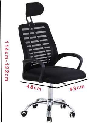 Nilan Mesh Headrest Swivel Office Chair image 6