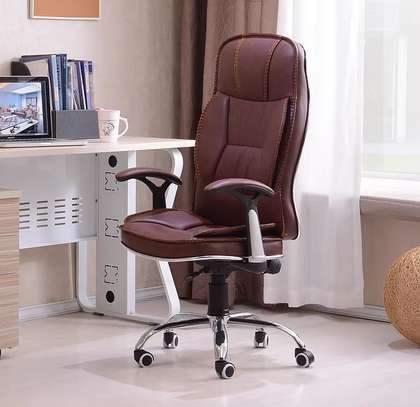 Brown Generic Ergonomic Chair image 3