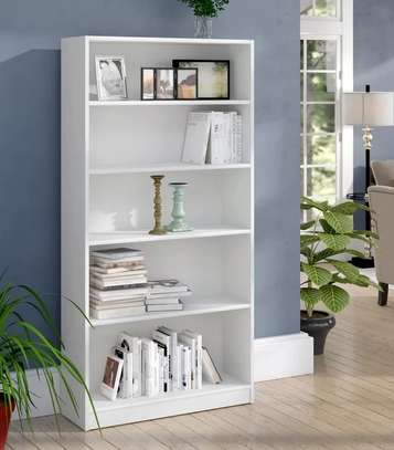5 Tier Durable Wood Home Office Bookshelf image 10