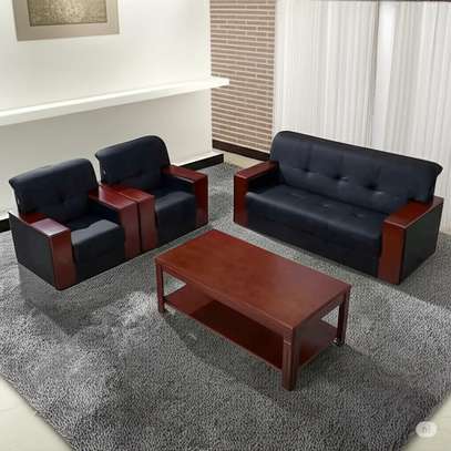 Modern 5-Seater Office Sofa Set image 7