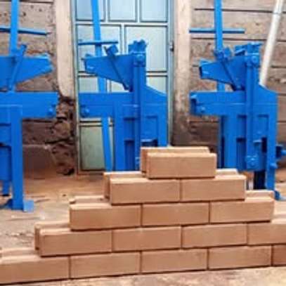 Manual Brick Press Machine Durable Metal Build image 2