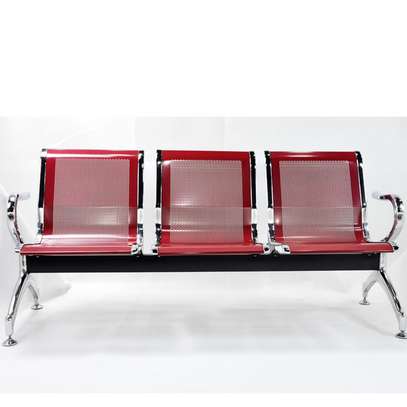 Office Bench: 3 Seater Red Office Bench In Kebirigo image 7