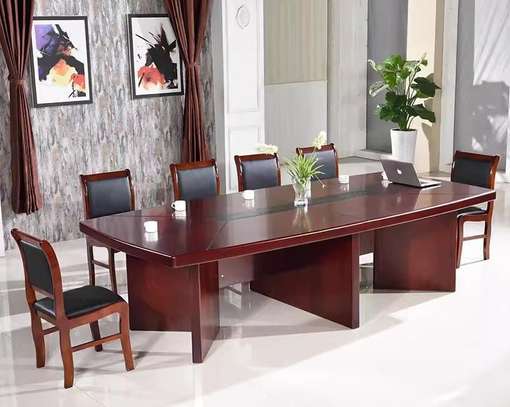 Boardroom Table; 3M Mahogany Conference Table image 12