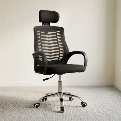 Headrest High Back Office Chair image 4