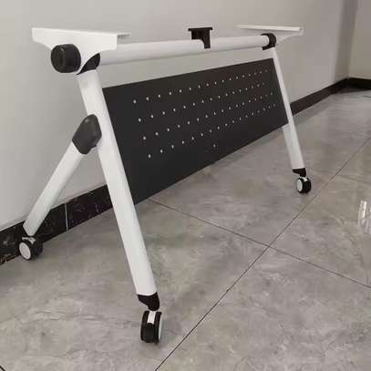 Office Table; Distinctive Smooth Surface Foldable Table image 2