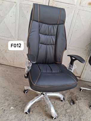Office Chair; Generic Orthopedic Leather Office Chair image 5