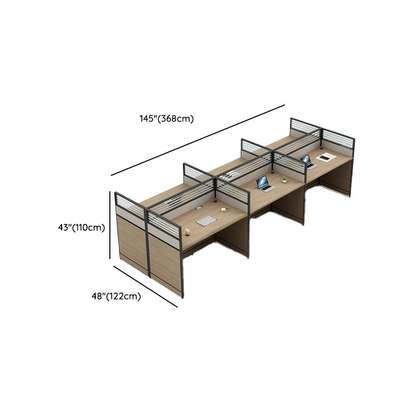 Workstations: Corporate Modular Work Area for Six image 5