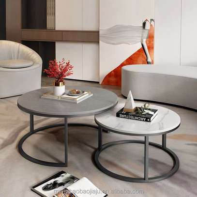 Dining Table: Round Dining Coffee Table In Kendu image 9