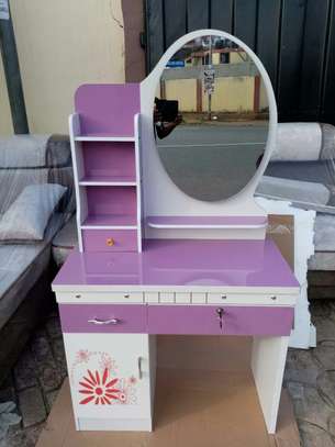 Modern Unlighted Wooden Dressing Mirror image 3
