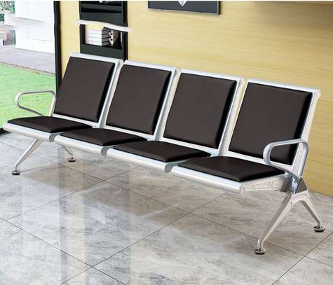 Office Bench; 4 Seater Linked Reception Bench image 2