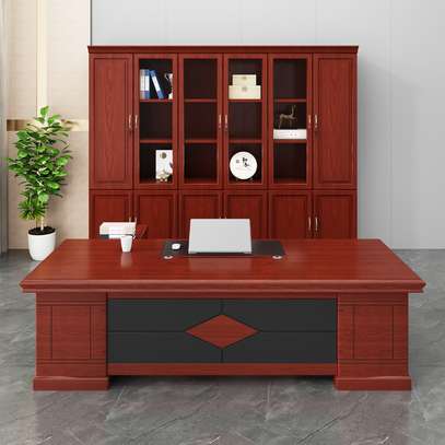 1400mm Mahogany Executive Office Desk image 4