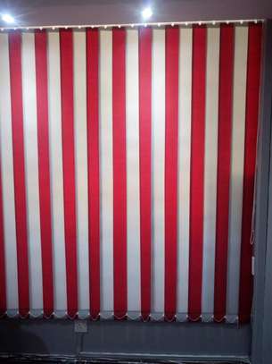 Vertical Blinds Off-White Large Window Light Control image 4