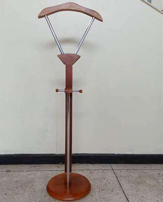 Coat Hanger; Durable Mahogany Coat Hanger image 6