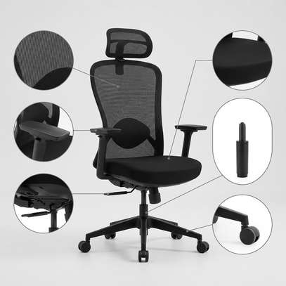 Breathable Ergonomic Mesh Study Chair image 5