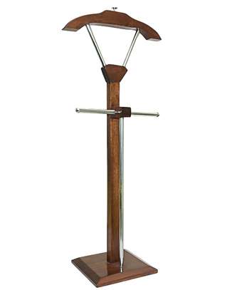 Coat Hanger; Modern Mahogany Office Coat Hanger image 4