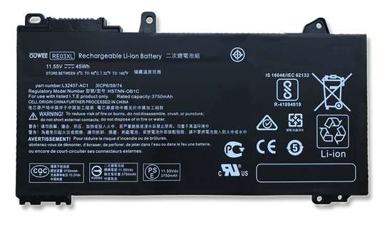 RE03XL battery for HP 66 Pro 13 14 15 G2 G3 image 3