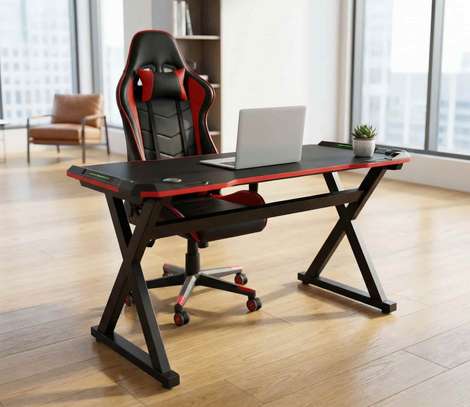 Gaming Desk; Generic Gaming Desk with Lighting image 15