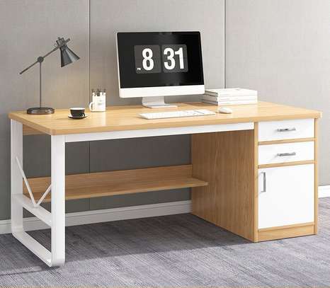 Study Desks : Home Office Study Desk with Storage image 6