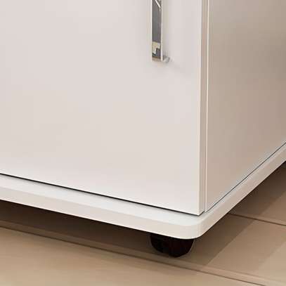 Storage Cabinets: Moveable Lumber Office Storage Cabinet image 2