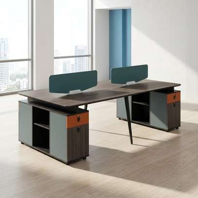 Workstations : 4-Way Open View Office Workstation image 11