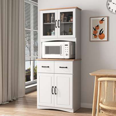 Wooden Kitchen Cabinet Storage image 2