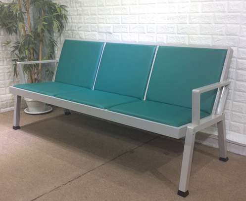 Office Bench; 3-Link Padded Heavy Duty Bench image 8