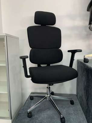 Office Chair; Orthopedic Full Fabric Detail Office Chair image 6