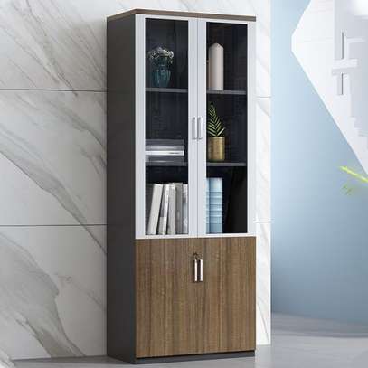 2-Door Mahogany Wooden Cabinet image 4