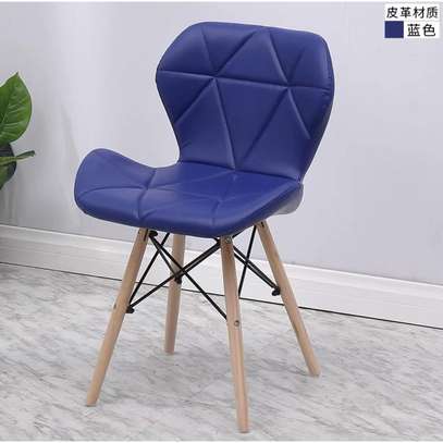 Dine Chairs: Blue Creative Single Seater Dining Chair image 3